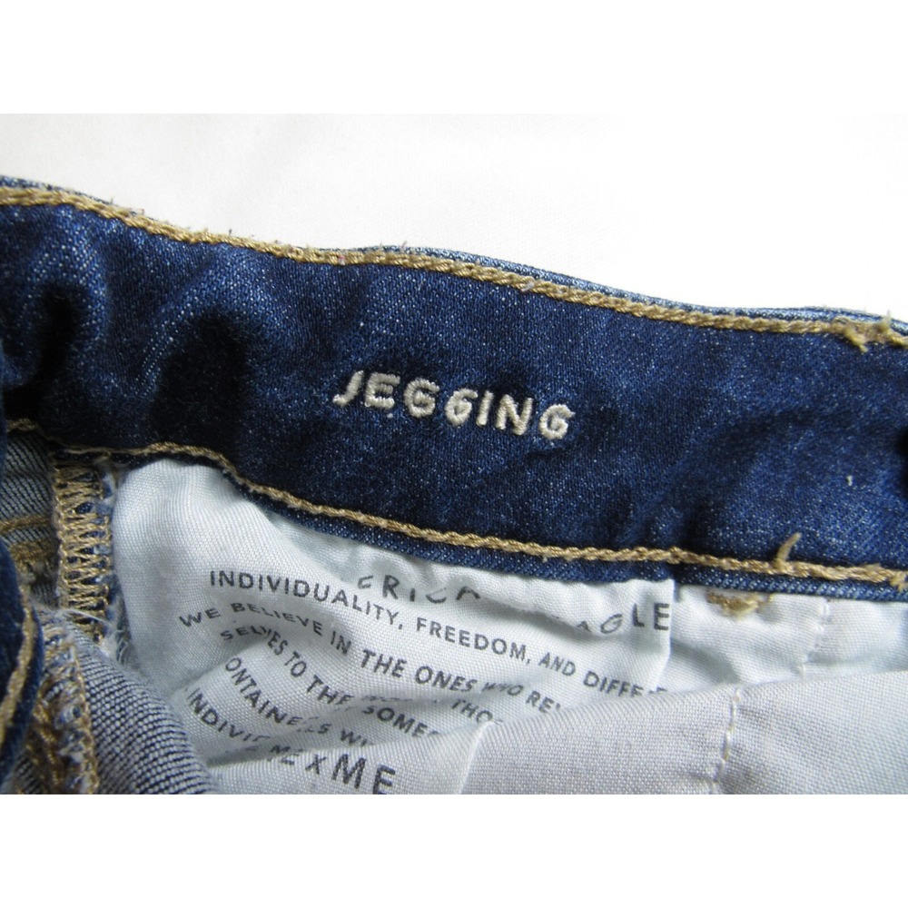 American Eagle Jeans Jegging Destroyed Women's Size 2 - Picture 6 of 8